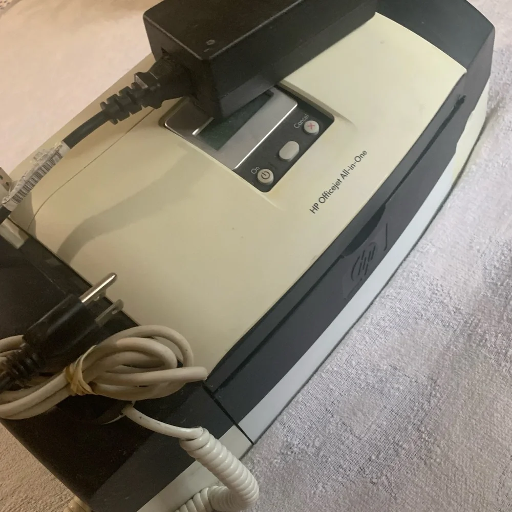 HP Officejet J3680 All-in-One Printer Fax Scanner Copier